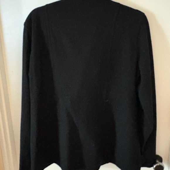 GAP Women's Black Double-Breasted Wool Coat - Picture 5 of 9